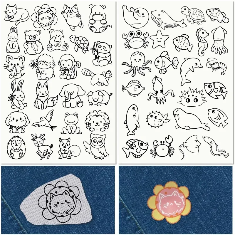 50 قطعة حيوانات البحر أنماط ال - مراجعة Embroidery Meaning وسعره