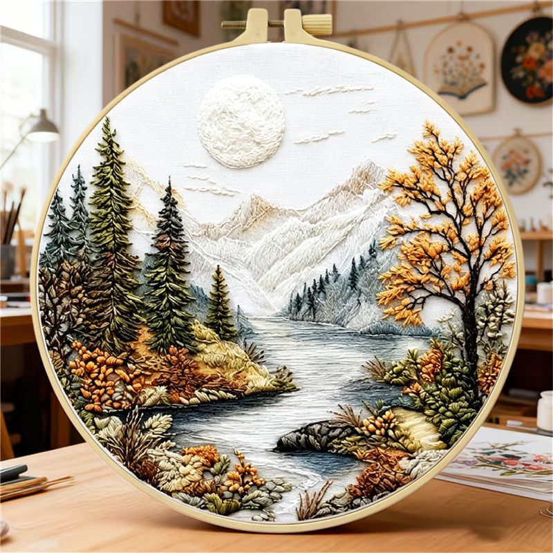 مجموعة تطريز يدوي للمبتدئين مع - مراجعة Embroidery Meaning وسعره