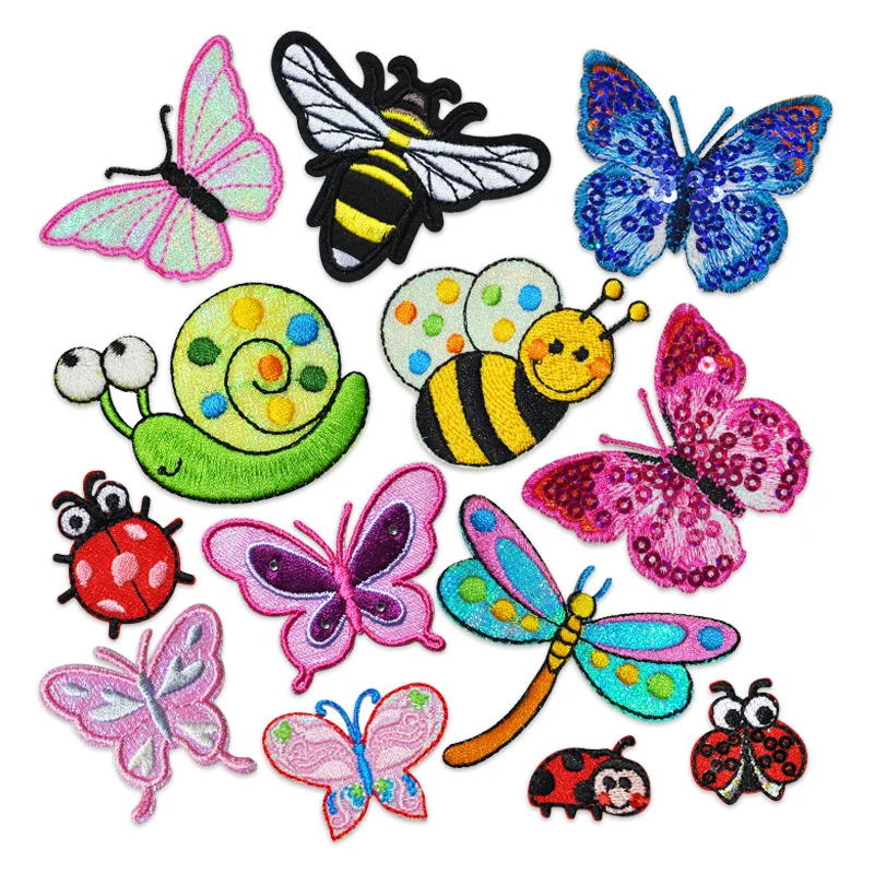 حشرات كرتونية رقعة تطريز ، حدي - مراجعة Embroidery Lady Bug وسعره